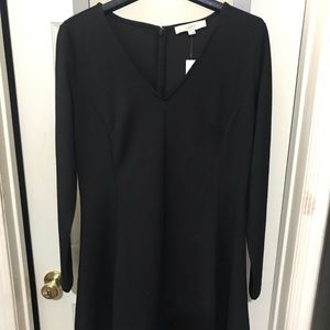 Black LOFT Flare Dress
